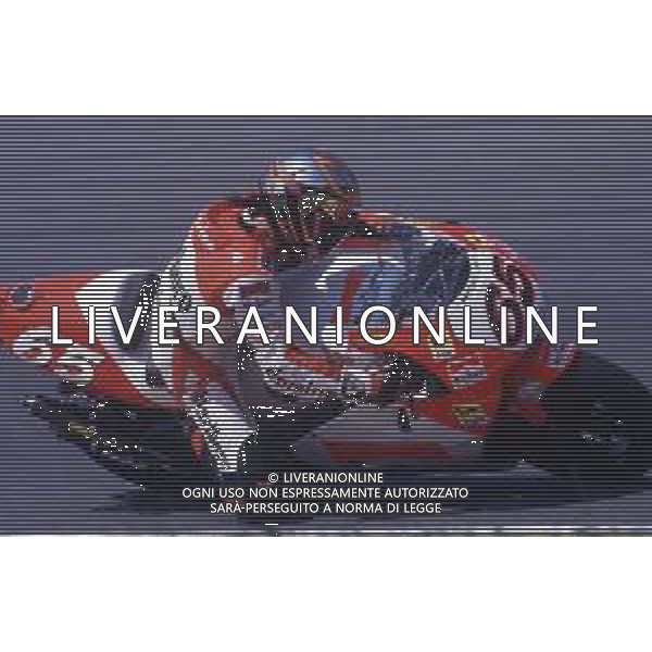 RETROSPETTIVA LORIS CAPIROSSI PILOTA MOTO NELLA FOTO LORIS CAPIROSSI NELL\'ANNO 1995 AG CONTROLUCE-AG ALDO LIVERANI SAS 