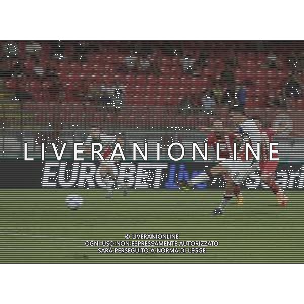 il gol su rigore di luca cigarini - MONZA vs REGGIANA Coppa Italia Frecciarossa 13 Agosto 2023 ©PAOLO GIAMPIETRI / AGENZIA ALDO LIVERANI SAS  