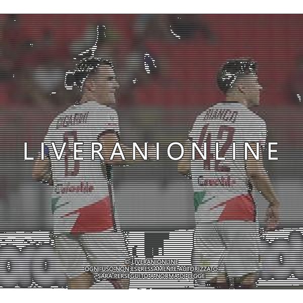 Esultanza dopogol di luca cigarini - MONZA vs REGGIANA Coppa Italia Frecciarossa 13 Agosto 2023 ©PAOLO GIAMPIETRI / AGENZIA ALDO LIVERANI SAS  