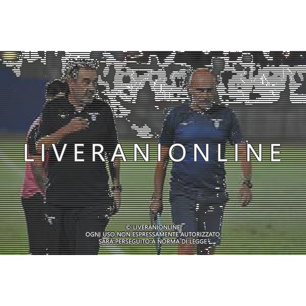 Latina vs Lazio - Amichevole - Stadio D.Francioni - Latina 13-08-2023 nella foto Maurizio Sarri e Giovanni Martusciello FOTO FEDERICO GAETANO-AG ALDO LIVERANI SAS
