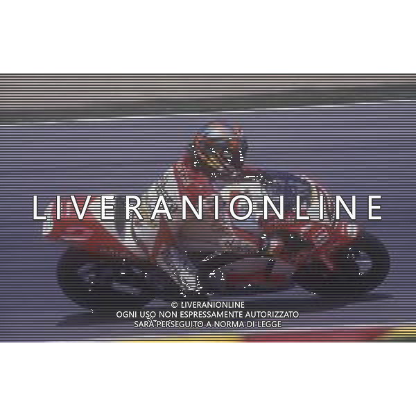 RETROSPETTIVA LORIS CAPIROSSI PILOTA MOTO NELLA FOTO LORIS CAPIROSSI NELL\'ANNO 1994 AG CONTROLUCE-AG ALDO LIVERANI SAS 