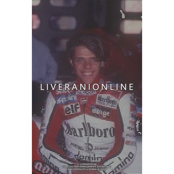 RETROSPETTIVA LORIS CAPIROSSI PILOTA MOTO NELLA FOTO LORIS CAPIROSSI NELL\'ANNO 1992 AGENZIA CONTROLUCE-AG ALDO LIVERANI SAS 