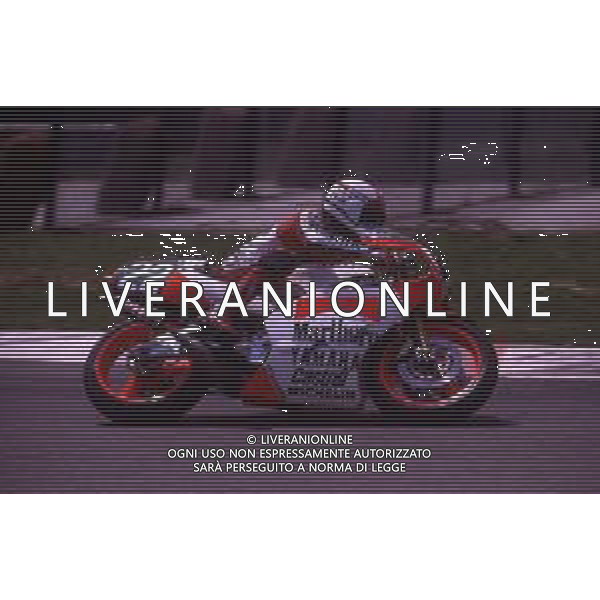 DIAP-RETROSPETTIVA LUCA CADALORA PILOTA MOTO NELLA FOTO LUCA CADALORA NELL\'ANNO 1987 FOTO CONTROLUCE-AG ALDO LIVERANI SAS