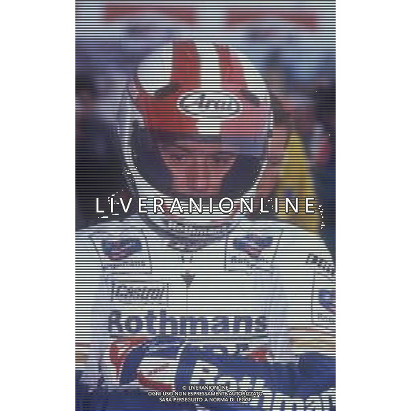 DIAP-RETROSPETTIVA LUCA CADALORA PILOTA MOTO NELLA FOTO LUCA CADALORA NELL\'ANNO 1991 AG CONTROLUCE-AG ALDO LIVERANI SAS 