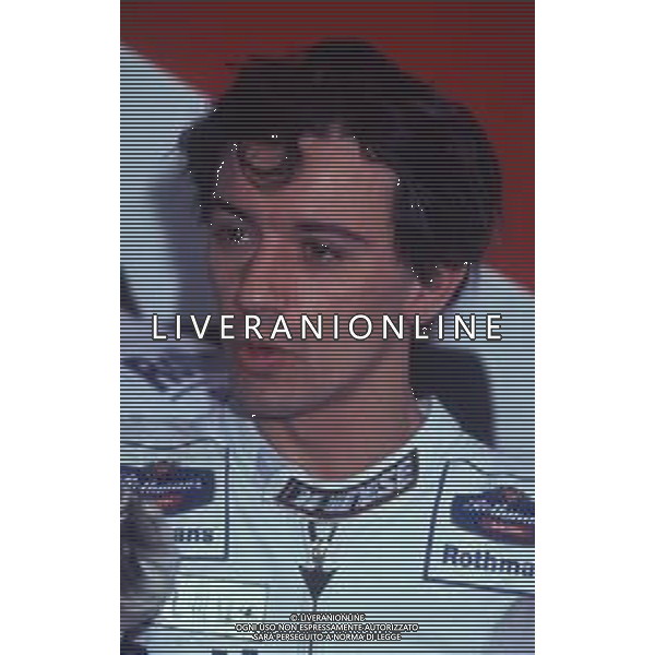 DIAP-RETROSPETTIVA LUCA CADALORA PILOTA MOTO NELLA FOTO LUCA CADALORA NELL\'ANNO 1991 AG CONTROLUCE-AG ALDO LIVERANI SAS 