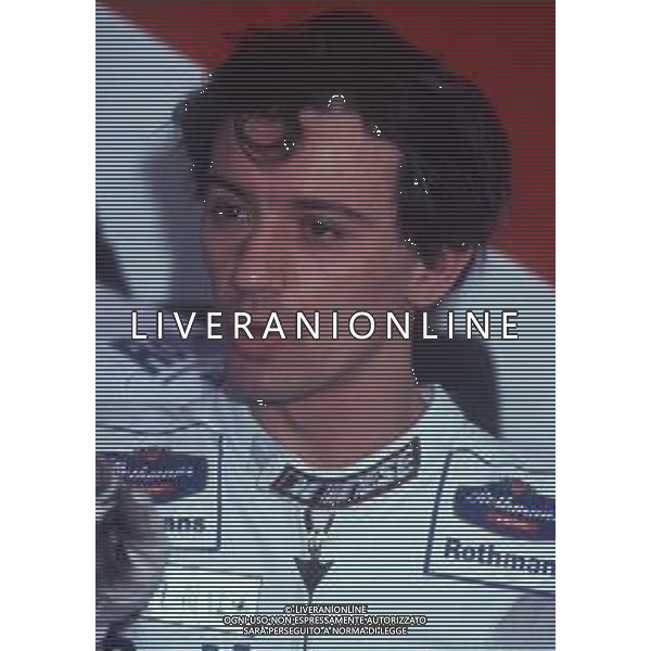 DIAP-RETROSPETTIVA LUCA CADALORA PILOTA MOTO NELLA FOTO LUCA CADALORA NELL\'ANNO 1991 AG CONTROLUCE-AG ALDO LIVERANI SAS 