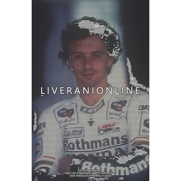 DIAP-RETROSPETTIVA LUCA CADALORA PILOTA MOTO NELLA FOTO LUCA CADALORA NELL\'ANNO 1992 AG CONTROLUCE-AG ALDO LIVERANI SAS  