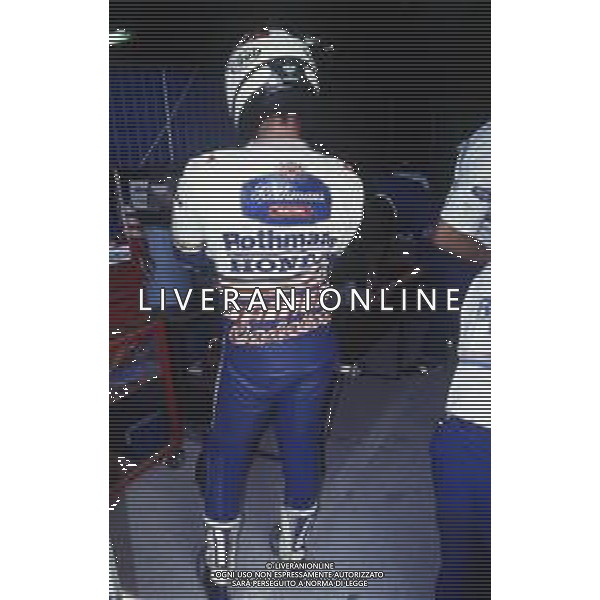 DIAP-RETROSPETTIVA LUCA CADALORA PILOTA MOTO NELLA FOTO LUCA CADALORA NELL\'ANNO 1992 AG CONTROLUCE-AG ALDO LIVERANI SAS  