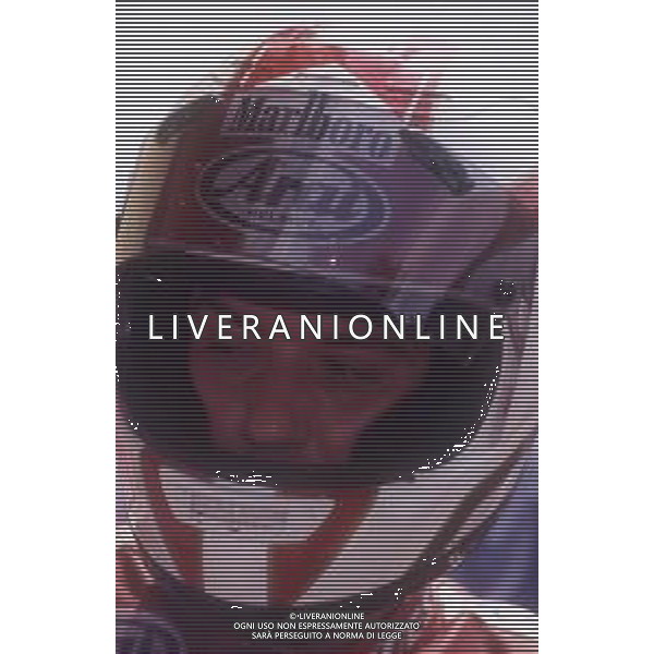DIAP-RETROSPETTIVA LUCA CADALORA PILOTA MOTO NELLA FOTO LUCA CADALORA NELL\'ANNO 1993 AL MUGELLO AG CONTROLUCE-AG ALDO LIVERANI SAS 