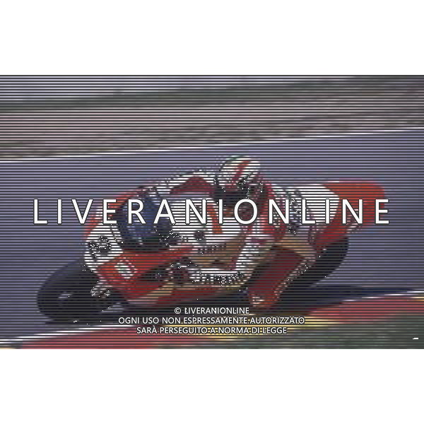DIAP-RETROSPETTIVA LUCA CADALORA PILOTA MOTO NELLA FOTO LUCA CADALORA NELL\'ANNO 1995 AG CONTROLUCE-AG ALDO LIVERANI SAS 