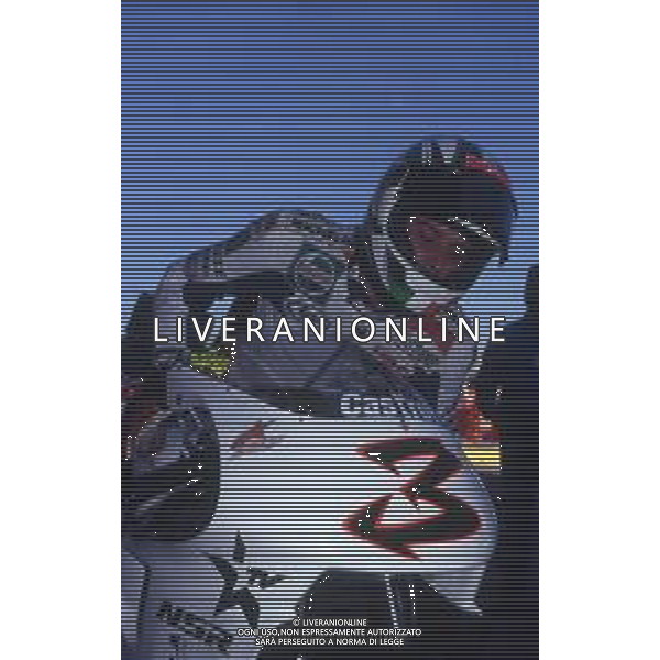 DIAP-RETROSPETTIVA LUCA CADALORA PILOTA MOTO NELLA FOTO LUCA CADALORA NELL\'ANNO 1996 AG CONTROLUCE-AG ALDO LIVERANI SAS 
