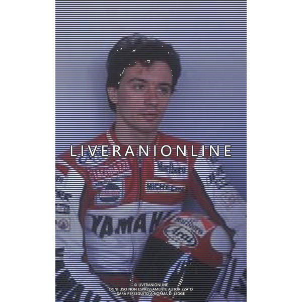 DIAP-RETROSPETTIVA LUCA CADALORA PILOTA MOTO NELLA FOTO LUCA CADALORA  AG CONTROLUCE-AG ALDO LIVERANI SAS  