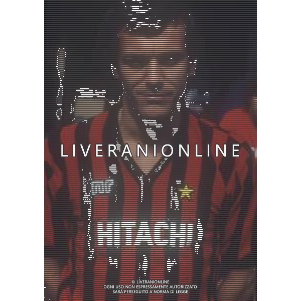 DIAP-RETROSPETTIVA STEFANO CUOGHI CALCIATORE NELLA FOTO STEFANO CUOGHI CON LA MAGLIA DEL MILAN NELL\'ANNO 1982 AG ALDO LIVERANI SAS  