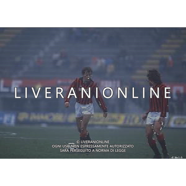 DIAP-RETROSPETTIVA STEFANO CUOGHI CALCIATORE NELLA FOTO STEFANO CUOGHI CON LA MAGLIA DEL MILAN NELL\'ANNO 1983 AG ALDO LIVERANI SAS 