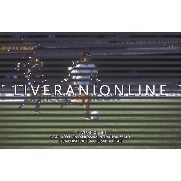 DIAP-RETROSPETTIVA STEFANO CUOGHI CALCIATORE NELLA FOTO STEFANO CUOGHI CON LA MAGLIA DEL PISA NELL\'ANNO 1988-1989 AG ALDO LIVERANI SAS 