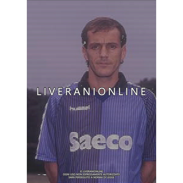 DIAP-RETROSPETTIVA STEFANO CUOGHI CALCIATORE NELLA FOTO STEFANO CUOGHI CON LA MAGLIA DEL PISA NELL\'ANNO 1988-1989 AG ALDO LIVERANI SAS 