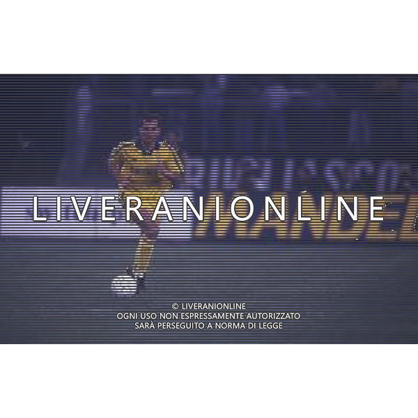 DIAP-RETROSPETTIVA STEFANO CUOGHI CALCIATORE NELLA FOTO STEFANO CUOGHI CON LA MAGLIA DEL PARMA NELL\'ANNO 1992 AG ALDO LIVERANI SAS