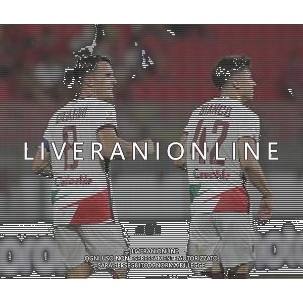 esultanza dopogol cigarini luca con alessandro bianco - MONZA vs REGGIANA Coppa Italia Frecciarossa 13 Agosto 2023 ©PAOLO GIAMPIETRI / AGENZIA ALDO LIVERANI SAS  