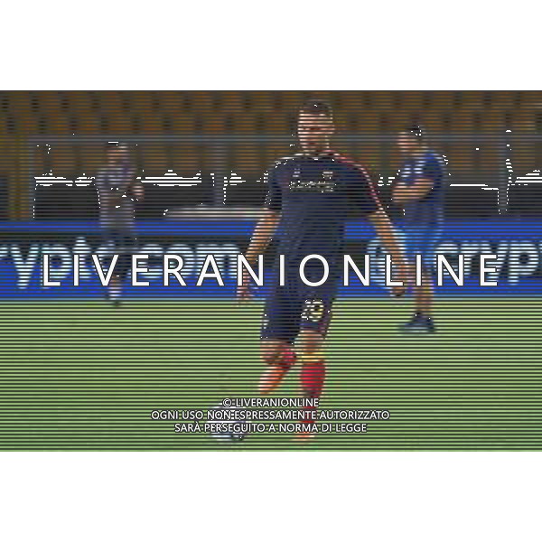 Alexis Blin (US Lecce) warm up during the Coppa Italia Round of 32 match between US Lecce and Como 1907 at stadio Via Del Mare on August 13, 2023 in Lecce, Italy. (Photo by Emmanuele Mastrodonato/ag. Aldo Liverani sas) / AGENZIA ALDO LIVERANI SAS  