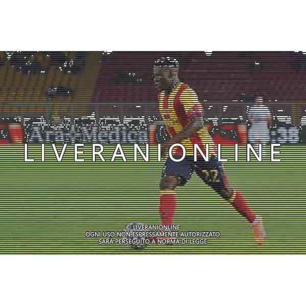 Lameck Banda (US Lecce) during the Coppa Italia Round of 32 match between US Lecce and Como 1907 at stadio Via Del Mare on August 13, 2023 in Lecce, Italy. (Photo by Emmanuele Mastrodonato/ag. Aldo Liverani sas) / AGENZIA ALDO LIVERANI SAS  