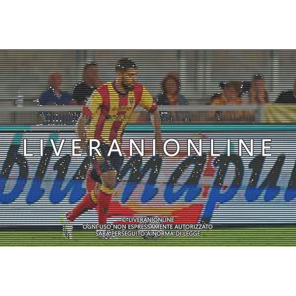 Hamza Rafia (US Lecce) during the Coppa Italia Round of 32 match between US Lecce and Como 1907 at stadio Via Del Mare on August 13, 2023 in Lecce, Italy. (Photo by Emmanuele Mastrodonato/ag. Aldo Liverani sas) / AGENZIA ALDO LIVERANI SAS  