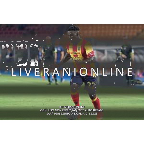 Lameck Banda (US Lecce) during the Coppa Italia Round of 32 match between US Lecce and Como 1907 at stadio Via Del Mare on August 13, 2023 in Lecce, Italy. (Photo by Emmanuele Mastrodonato/ag. Aldo Liverani sas) / AGENZIA ALDO LIVERANI SAS  