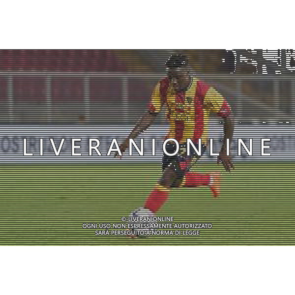 Lameck Banda (US Lecce) during the Coppa Italia Round of 32 match between US Lecce and Como 1907 at stadio Via Del Mare on August 13, 2023 in Lecce, Italy. (Photo by Emmanuele Mastrodonato/ag. Aldo Liverani sas) / AGENZIA ALDO LIVERANI SAS  