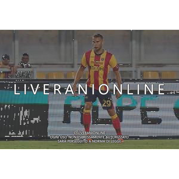 Alexis Blin (US Lecce) during the Coppa Italia Round of 32 match between US Lecce and Como 1907 at stadio Via Del Mare on August 13, 2023 in Lecce, Italy. (Photo by Emmanuele Mastrodonato/ag. Aldo Liverani sas) / AGENZIA ALDO LIVERANI SAS  