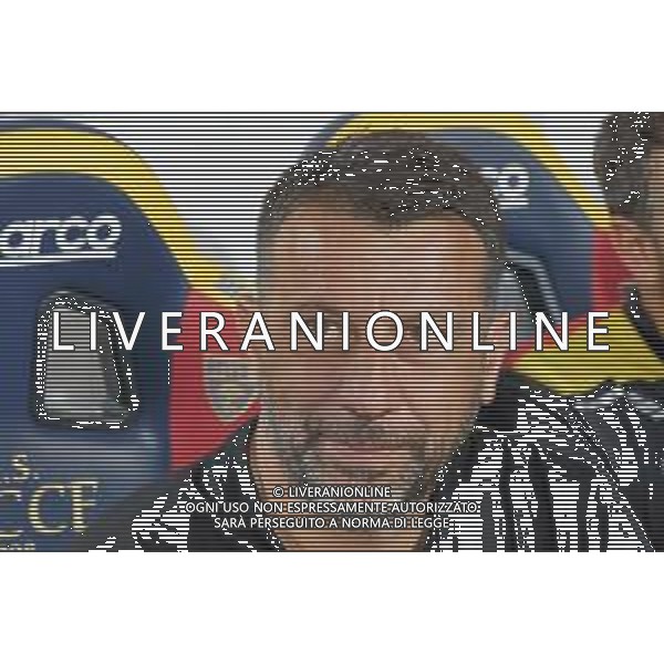 coach Roberto D’Aversa (US Lecce) during the Coppa Italia Round of 32 match between US Lecce and Como 1907 at stadio Via Del Mare on August 13, 2023 in Lecce, Italy. (Photo by Emmanuele Mastrodonato/ag. Aldo Liverani sas) / AGENZIA ALDO LIVERANI SAS  