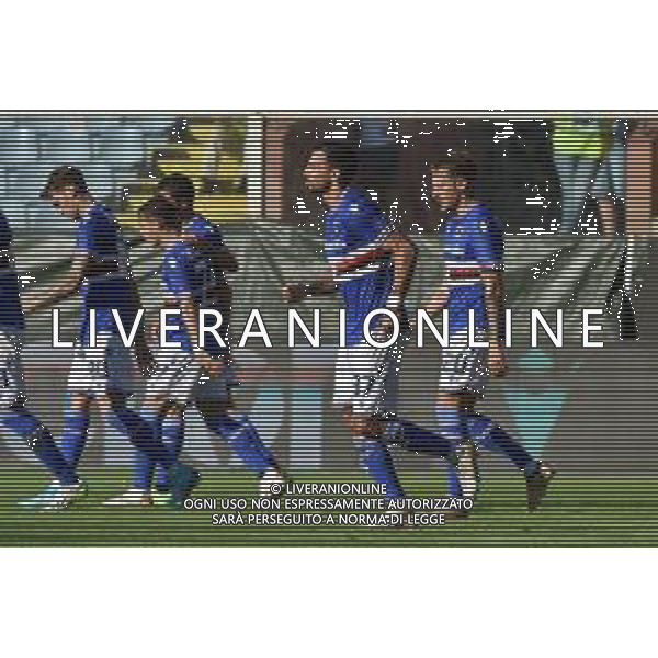 TVRG Sampdoria vs Sudtirol nella foto esultanza Sampdoria dopo il gol dell\'1 a 0 Genova 14-08-2023 Stadio Luigi Ferraris - Marassi Coppa Italia Frecciarossa - 32mi di finale foto Roberto Garavaglia/ag. Aldo Liverani sas