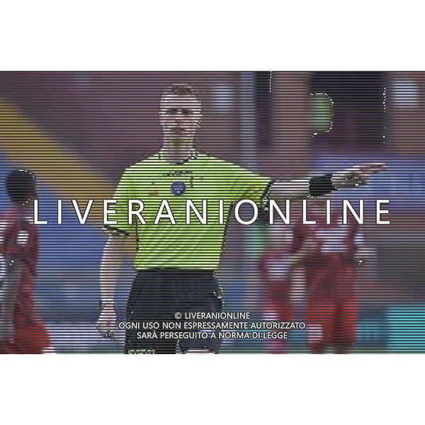 TVRG Sampdoria vs Sudtirol nella foto l\'arbitro Kevin Bonacina di Bergamo Genova 14-08-2023 Stadio Luigi Ferraris - Marassi Coppa Italia Frecciarossa - 32mi di finale foto Roberto Garavaglia/ag. Aldo Liverani sas