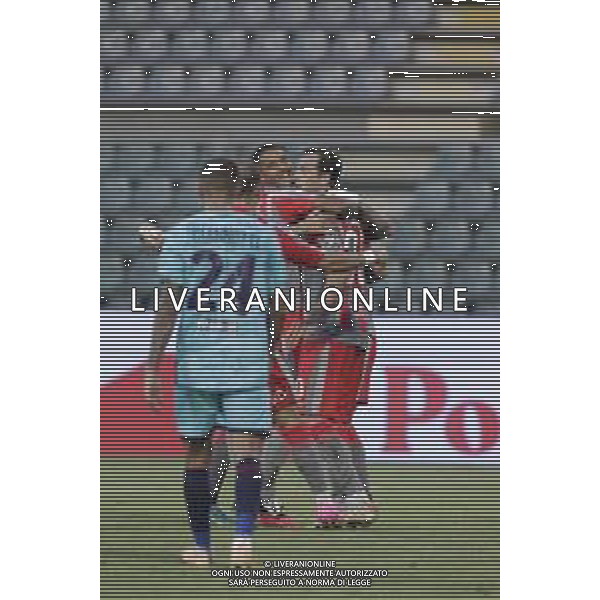 Esultanza dopogol franco vazquez - CREMONESE vs CROTONE Coppa Italia Frecciarossa 14 Agosto 2023 ©PAOLO GIAMPIETRI / AGENZIA ALDO LIVERANI SAS  