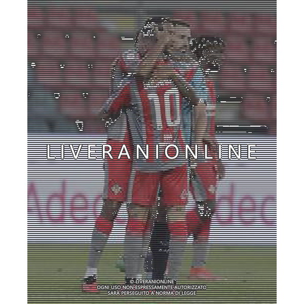 Esultanza dopogol Charles Pickel - CREMONESE vs CROTONE Coppa Italia Frecciarossa 14 Agosto 2023 ©PAOLO GIAMPIETRI / AGENZIA ALDO LIVERANI SAS  