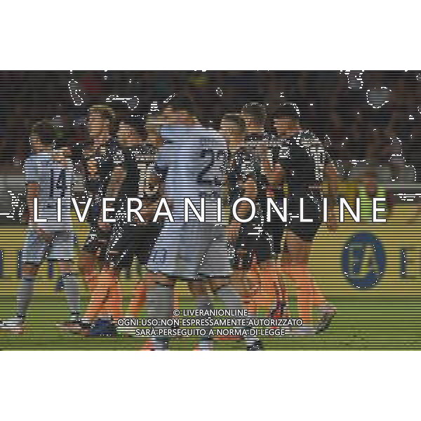 TVMV-Torino 14.08.2023 Stadio Grande Torino ©Manuela Viganti/Agenzia Aldo Liverani Torino vs Feralpisalò Coppa Italia Frecciarossa 2023/2024 32imi Nella foto: esultanza torino dopo il gol di mergim vojvoda ©Viganti / AGENZIA ALDO LIVERANI SAS  