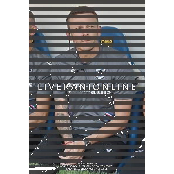 TVRG Sampdoria vs Sudtirol nella foto Roberto Baronio viceallenatore Sampdoria Genova 14-08-2023 Stadio Luigi Ferraris - Marassi Coppa Italia Frecciarossa - 32mi di finale foto Roberto Garavaglia/ag. Aldo Liverani sas