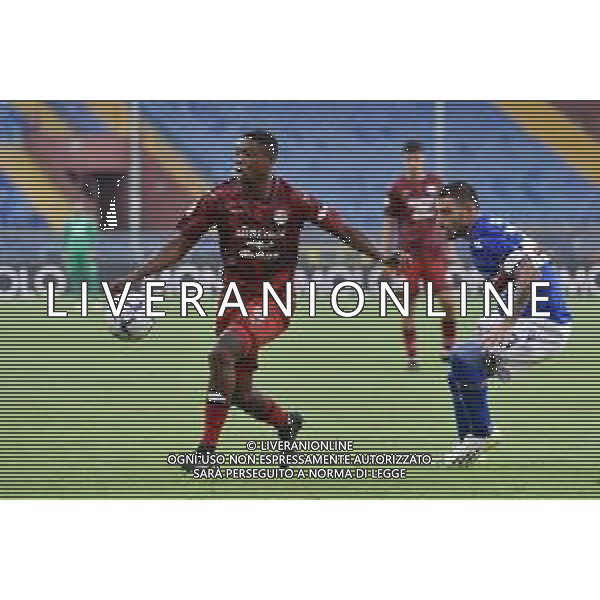 TVRG Sampdoria vs Sudtirol nella foto Jeremie Delphin Broh (Sudtirol) e sulla DX Nicola Murru (Sampdoria) Genova 14-08-2023 Stadio Luigi Ferraris - Marassi Coppa Italia Frecciarossa - 32mi di finale foto Roberto Garavaglia/ag. Aldo Liverani sas