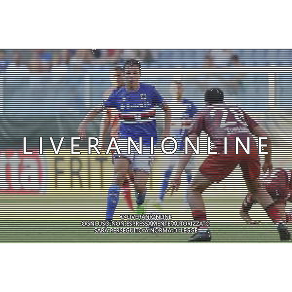 TVRG Sampdoria vs Sudtirol nella foto Simone Giordano (Sampdoria) Genova 14-08-2023 Stadio Luigi Ferraris - Marassi Coppa Italia Frecciarossa - 32mi di finale foto Roberto Garavaglia/ag. Aldo Liverani sas