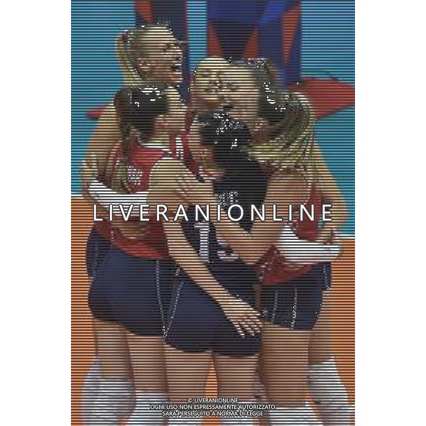 TVRG esultanza Croazia dopo un punto Bulgaria vs Croazia Monza 16-08-2023 Arena di Monza CEV EuroVolley 2023 - gruppo B foto Roberto Garavaglia/ag. Aldo Liverani sas/AGENZIA ALDO LIVERANI SAS