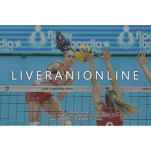 TVRG Radostina Marinova (Bulgaria) Bulgaria vs Croazia Monza 16-08-2023 Arena di Monza CEV EuroVolley 2023 - gruppo B foto Roberto Garavaglia/ag. Aldo Liverani sas/AGENZIA ALDO LIVERANI SAS
