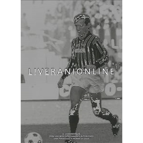 ST-RETROSPETTIVA STEFANO CUOGHI CALCIATORE NELLA FOTO STEFANO CUOGHI CON LA MAGLIA DEL MILAN AG ALDO LIVERANI SAS