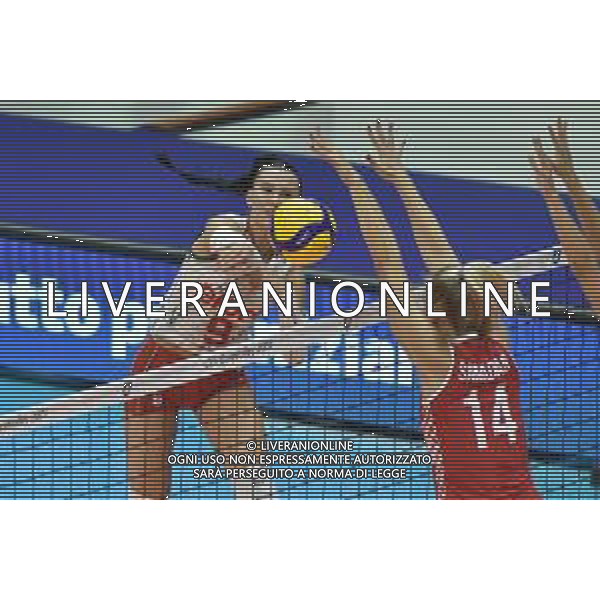 TVRG Elena Becheva (Bulgaria) Bulgaria vs Croazia Monza 16-08-2023 Arena di Monza CEV EuroVolley 2023 - gruppo B foto Roberto Garavaglia/ag. Aldo Liverani sas