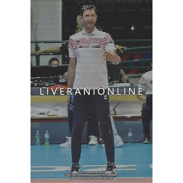 TVRG Ferhat Akbas allenatore Croazia Bulgaria vs Croazia Monza 16-08-2023 Arena di Monza CEV EuroVolley 2023 - gruppo B foto Roberto Garavaglia/ag. Aldo Liverani sas