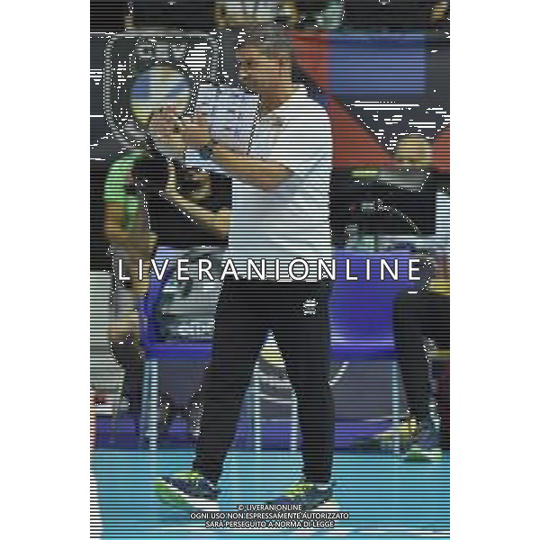 TVRG Lorenzo Micelli allenatore Bulgaria Bulgaria vs Croazia Monza 16-08-2023 Arena di Monza CEV EuroVolley 2023 - gruppo B foto Roberto Garavaglia/ag. Aldo Liverani sas