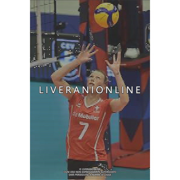 TVRG Meline Pierret (Svizzera) Bulgaria vs Croazia Monza 16-08-2023 Arena di Monza CEV EuroVolley 2023 - gruppo B foto Roberto Garavaglia/ag. Aldo Liverani sas
