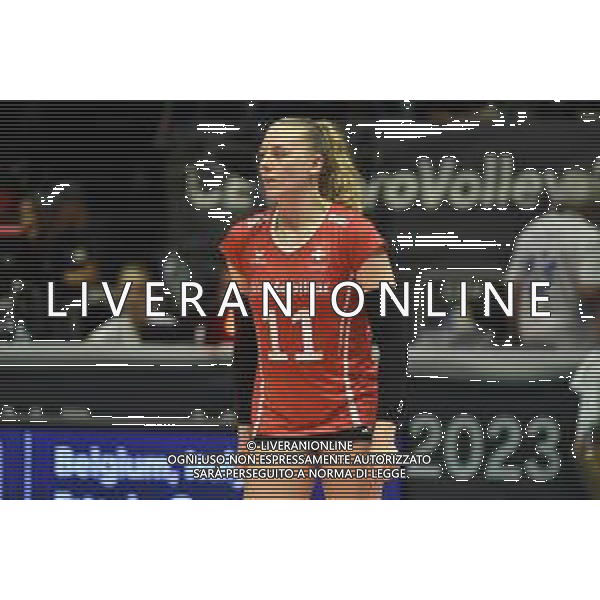 TVRG Maja Storck (Svizzera) Bulgaria vs Croazia Monza 16-08-2023 Arena di Monza CEV EuroVolley 2023 - gruppo B foto Roberto Garavaglia/ag. Aldo Liverani sas