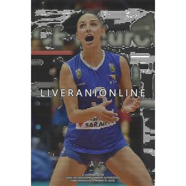 TVRG Milana Bozic (Bosnia Herzegovina) Bulgaria vs Croazia Monza 16-08-2023 Arena di Monza CEV EuroVolley 2023 - gruppo B foto Roberto Garavaglia/ag. Aldo Liverani sas