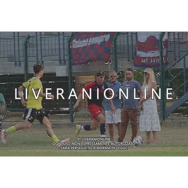 IMOLA 17 08 2023 AMICHEVOLE IMOLESE CALCIO SERIE D-SAMPAIMOLA CATEGORIA ECCELENZA 0-0 NELLA FOTO PRESIDENTE DOMENICO ALTOMONTE E ULISSE SAVINI A BORDO CAMPO foto gianni sanna-ag aldo liverani sas