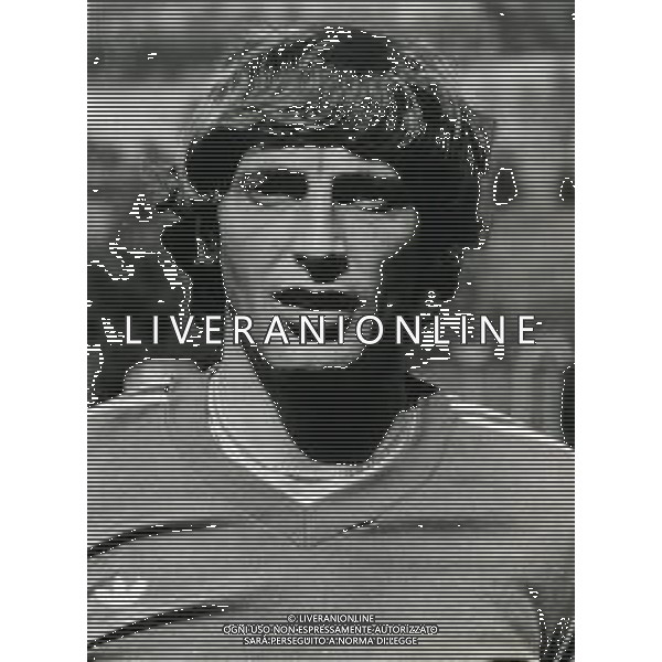 ST-RETROSPETTIVA PAOLO TUTTINO CALCIATORE NELLA FOTO PAOLO TUTTINO CON LA MAGLIA DELL\'AVELLINO CALCIO AG ALDO LIVERANI SAS