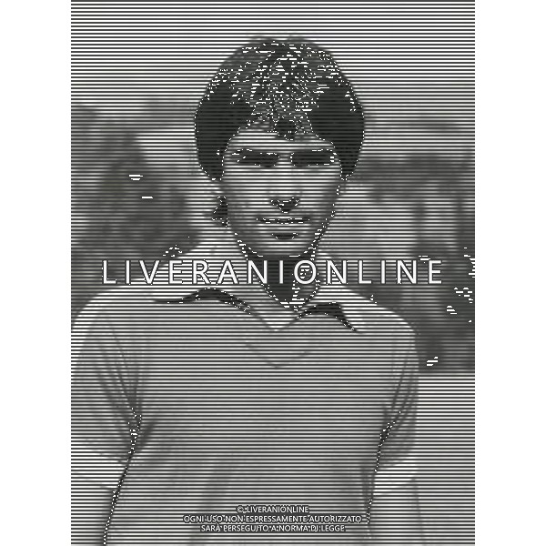 ST-RETROSPETTIVA GUIDO UGOLOTTI CALCIATORE NELLA FOTO GUIDO UGOLOTTI AG ALDO LIVERANI SAS