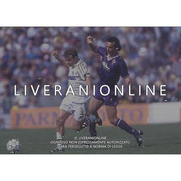 DIAP-RETROSPETTIVA IVO PULGA CALCIATORE NELLA FOTO IVO PULGA CON LA MAGLIA DEL PARMA CALCIO AG ALDO LIVERANI SAS